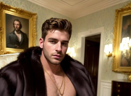 Liam Brooks wearing a dark coat indoors